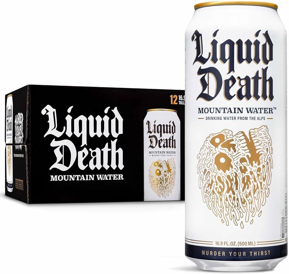 Liquid Death - Mountain Water - Flat - 12x500ML