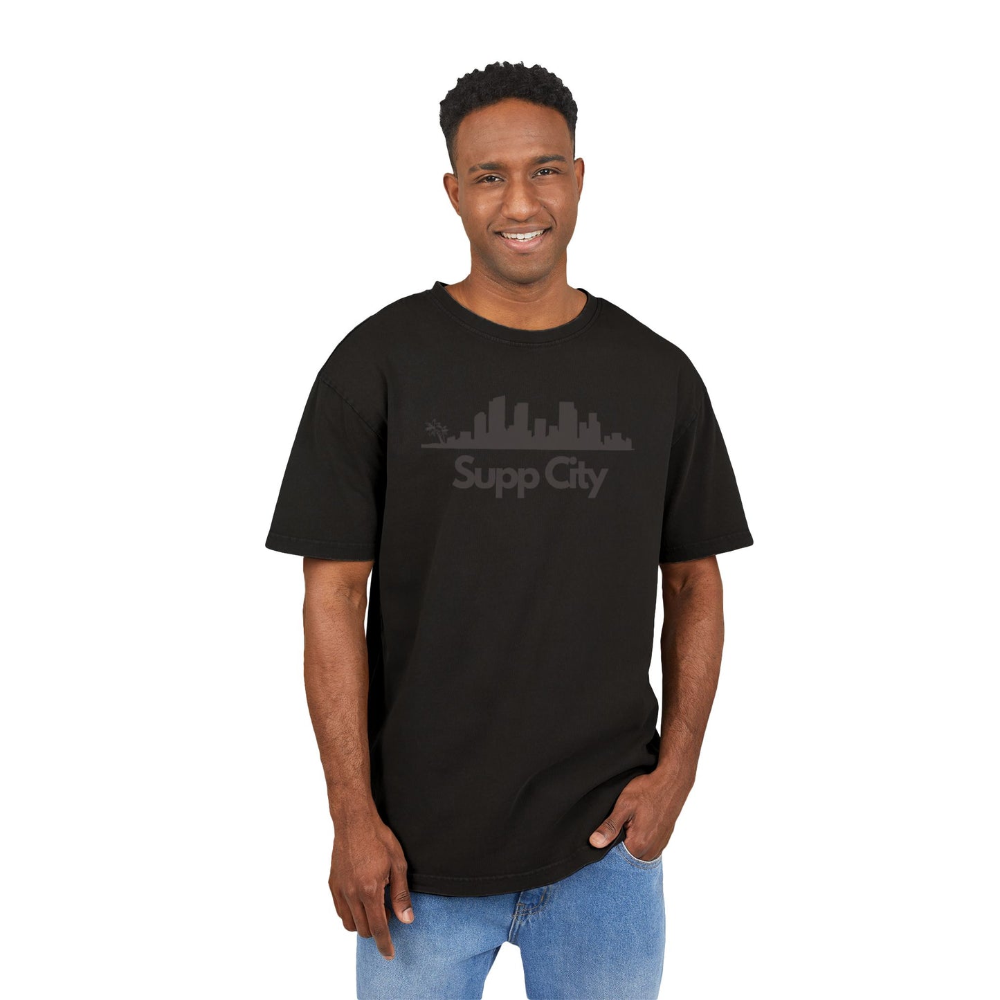 Supp City™ - Push Your Limits - Oversized Tee