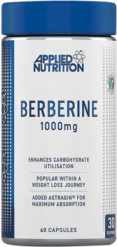 Applied Nutrition - Berberine 1000MG - 60 Caps Supp City