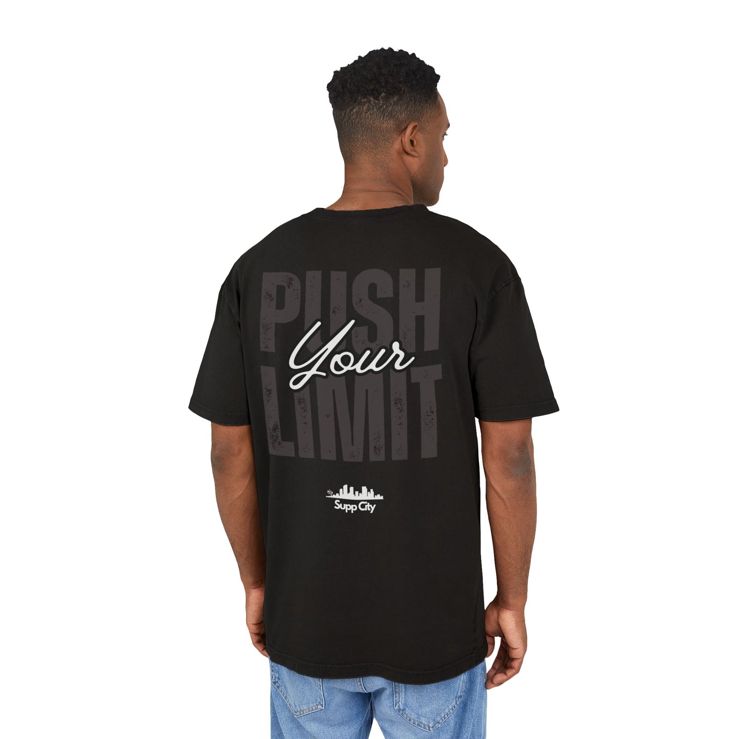 Supp City™ - Push Your Limits - Oversized Tee