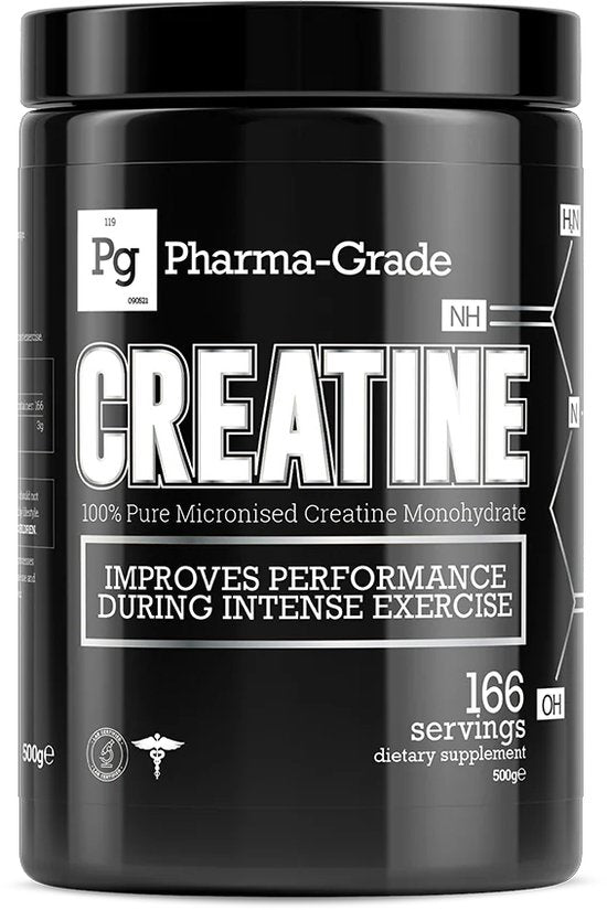 Pharma Grade - Creatine - 100% Pure Micronised Creatine Monohydrate - 500G