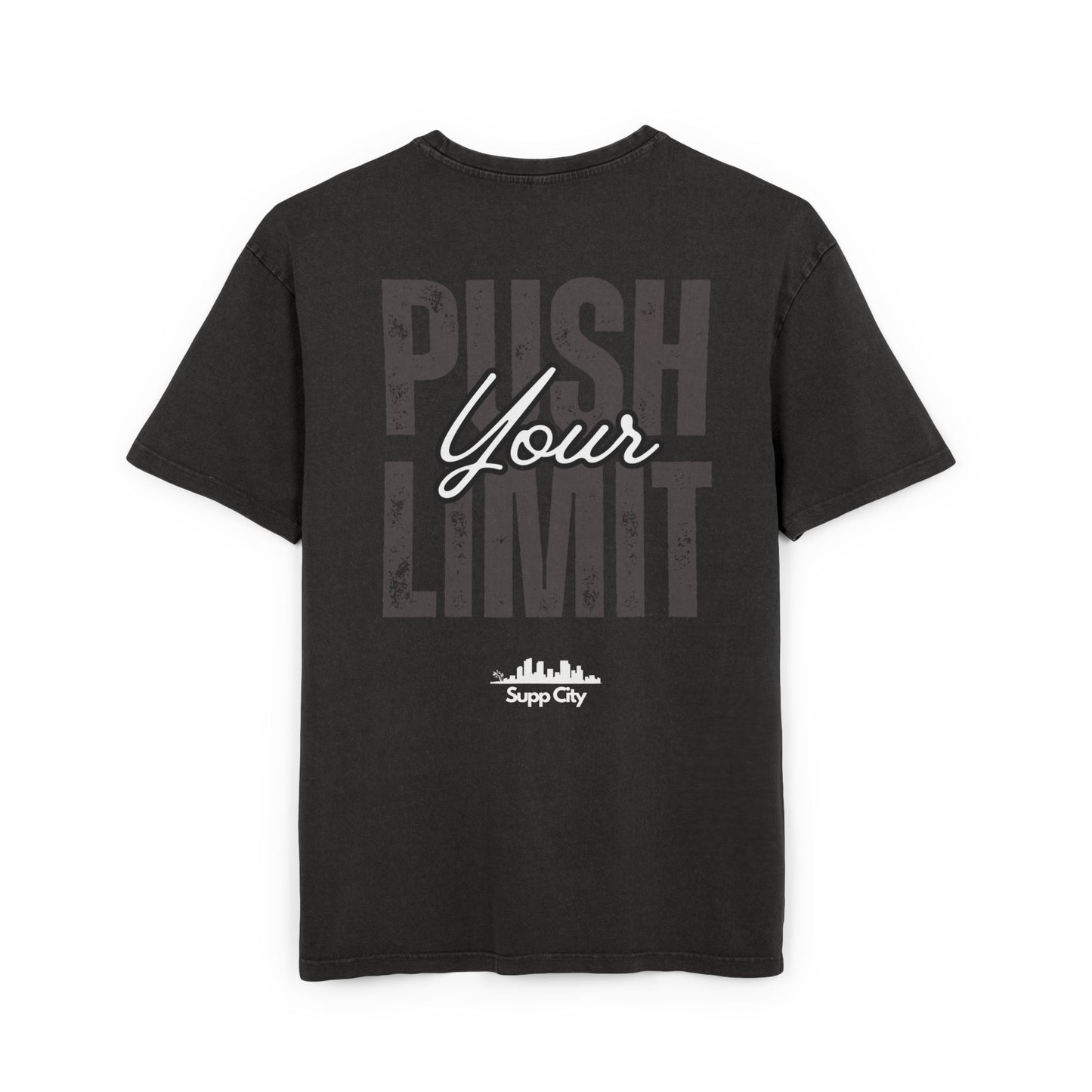 Supp City™ - Push Your Limits - Oversized Tee