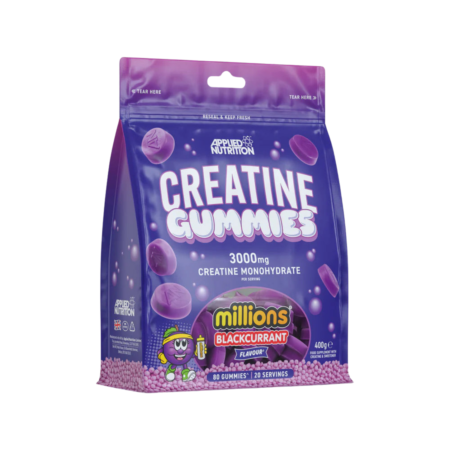 Applied Nutrition - Pure Creatine Gummies - 20 servings Supp City