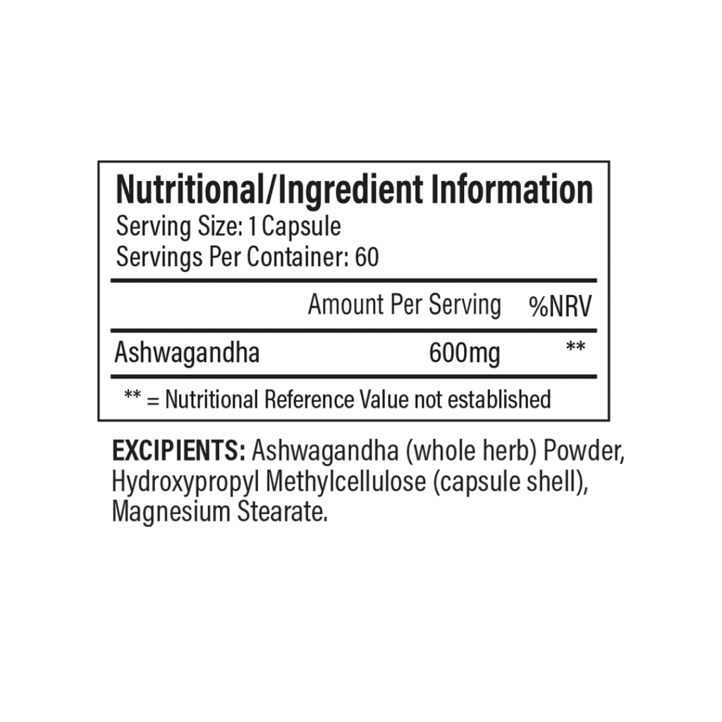 Trained by JP Nutrition – Ashwagandha - 60 caps Supp City