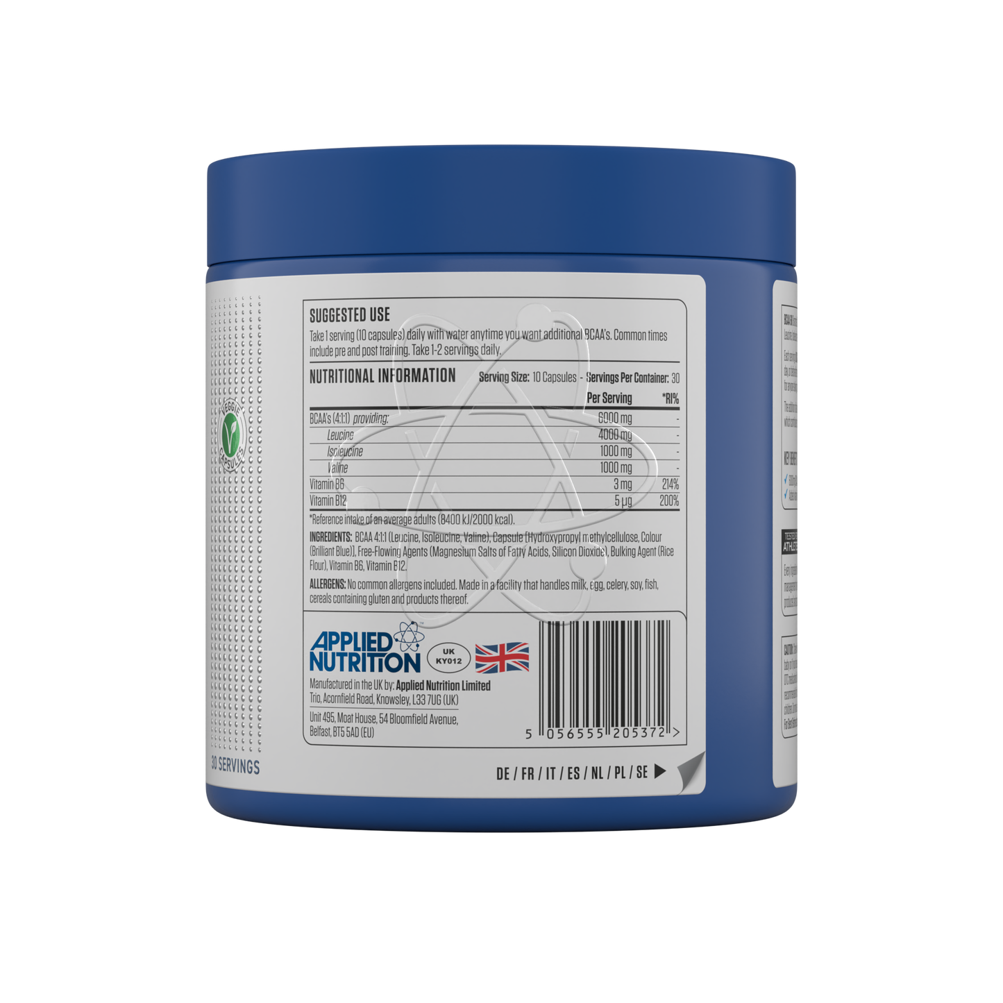 Applied Nutrition - BCAA 6K 4:1:1 - 300 Caps Supp City