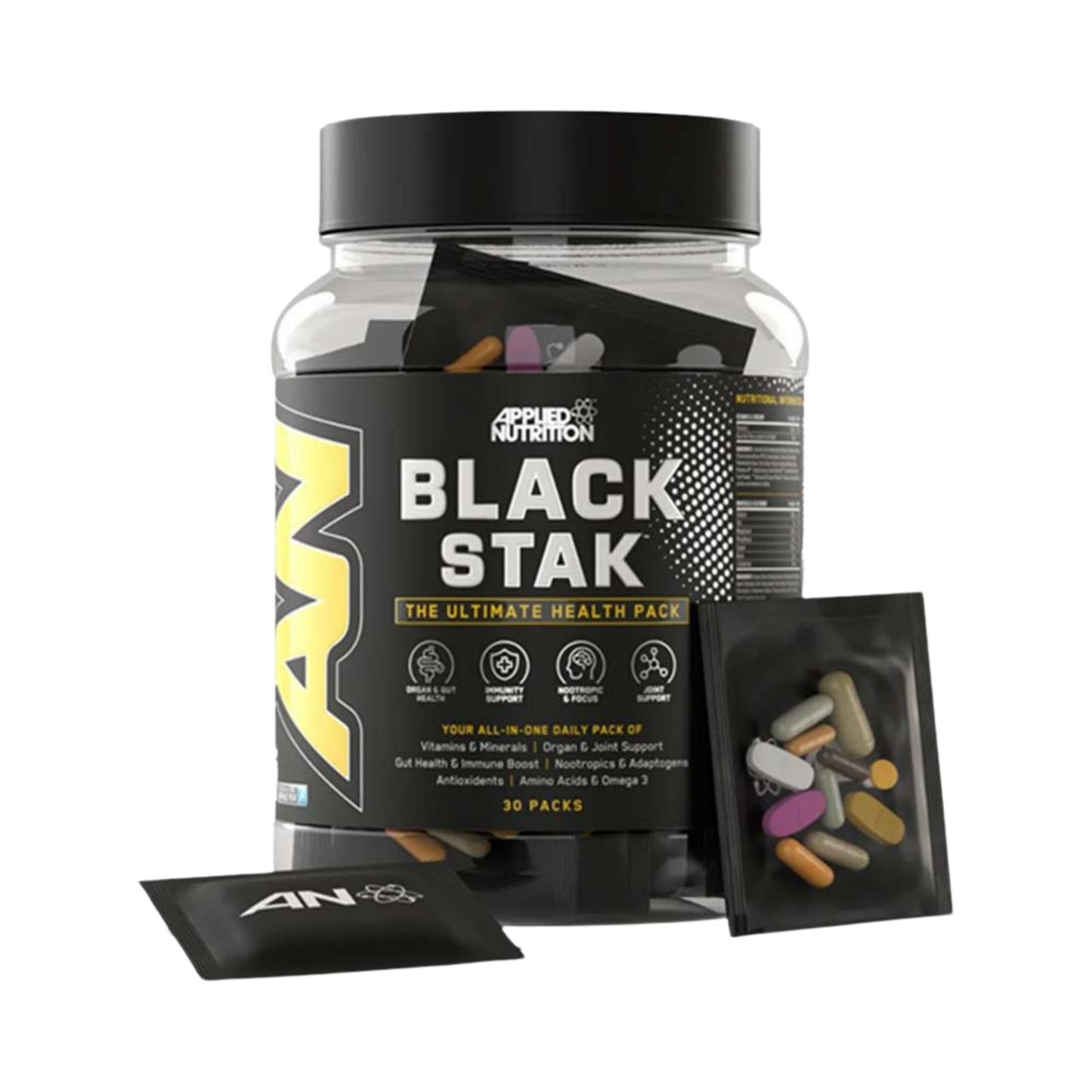 Applied Nutrition - Black Stak - 30 Packs Supp City