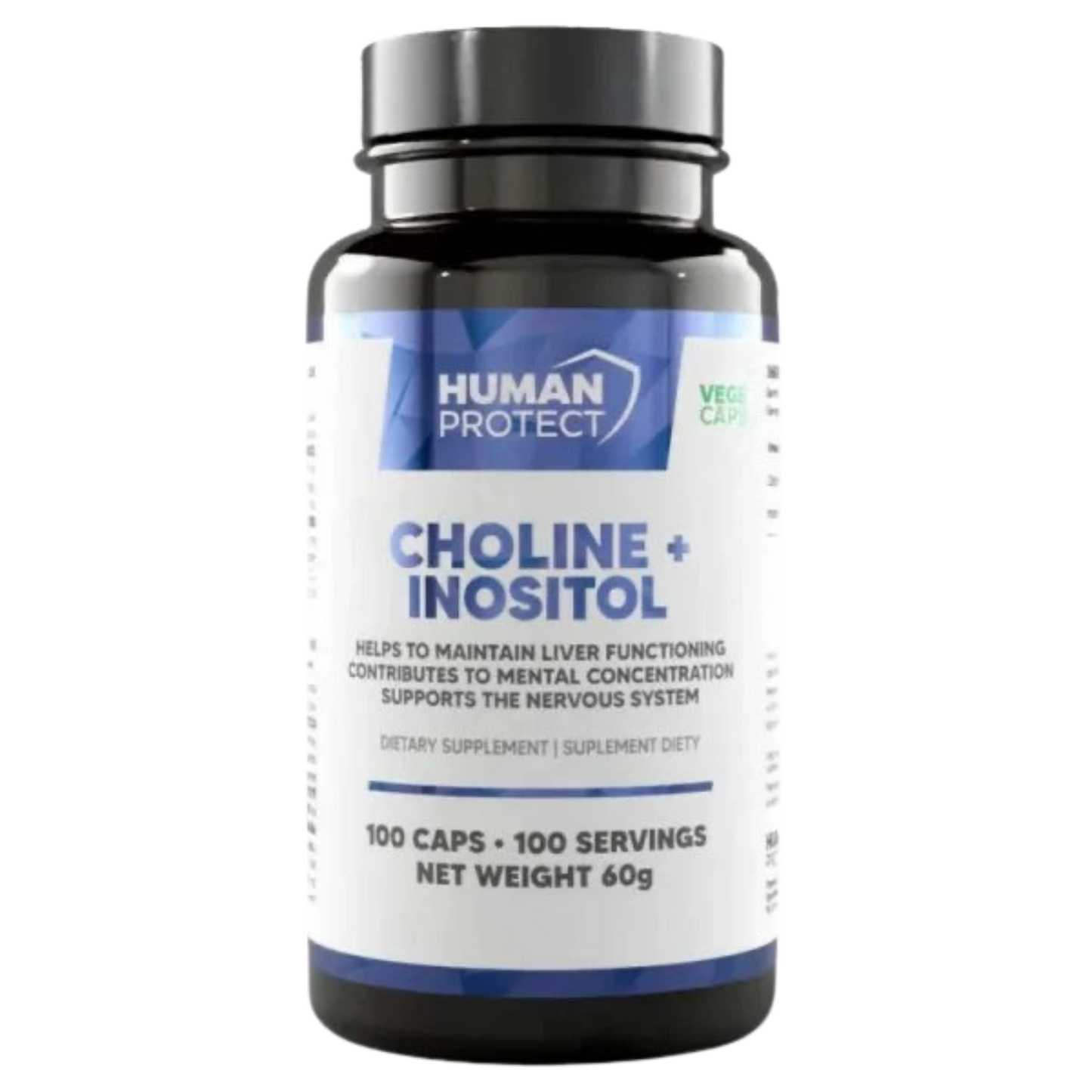 Human Protect - HP Choline + Inositol - 100 Caps Supp City