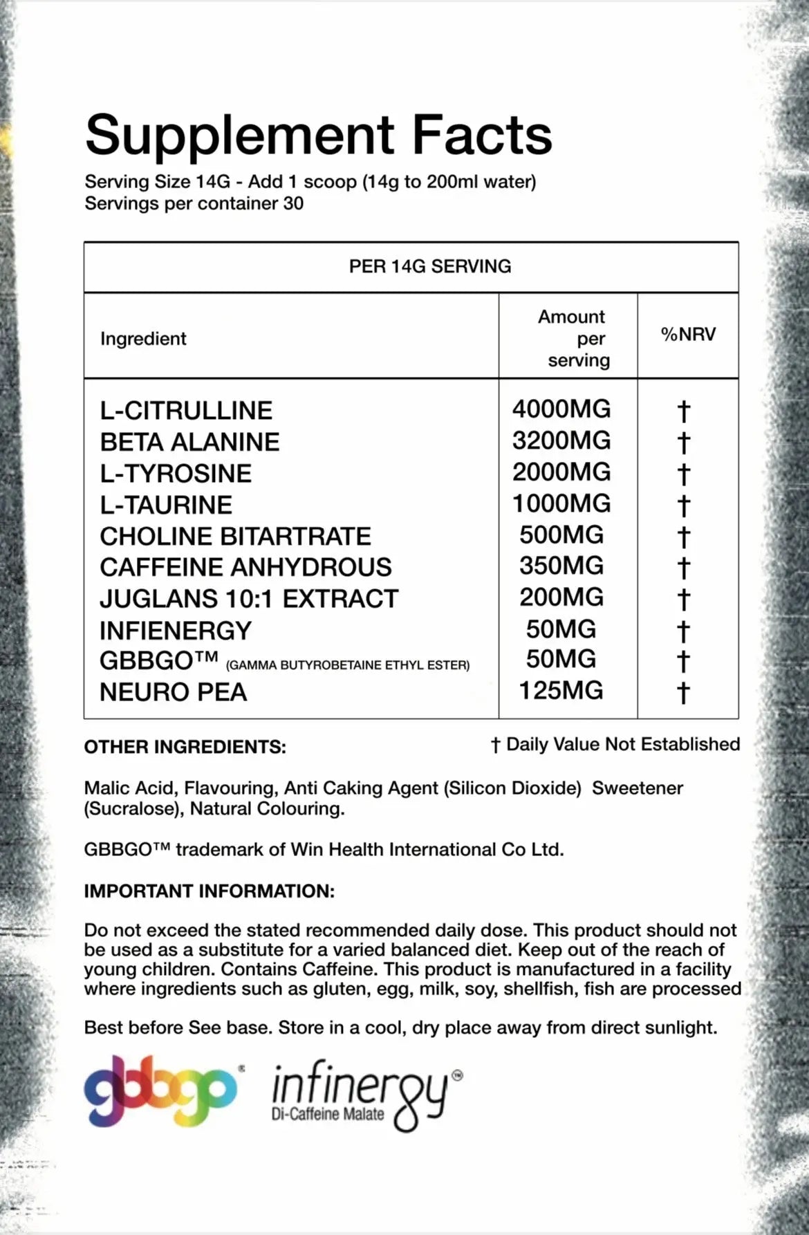 Top-G - Pre-Workout - 420g My Store