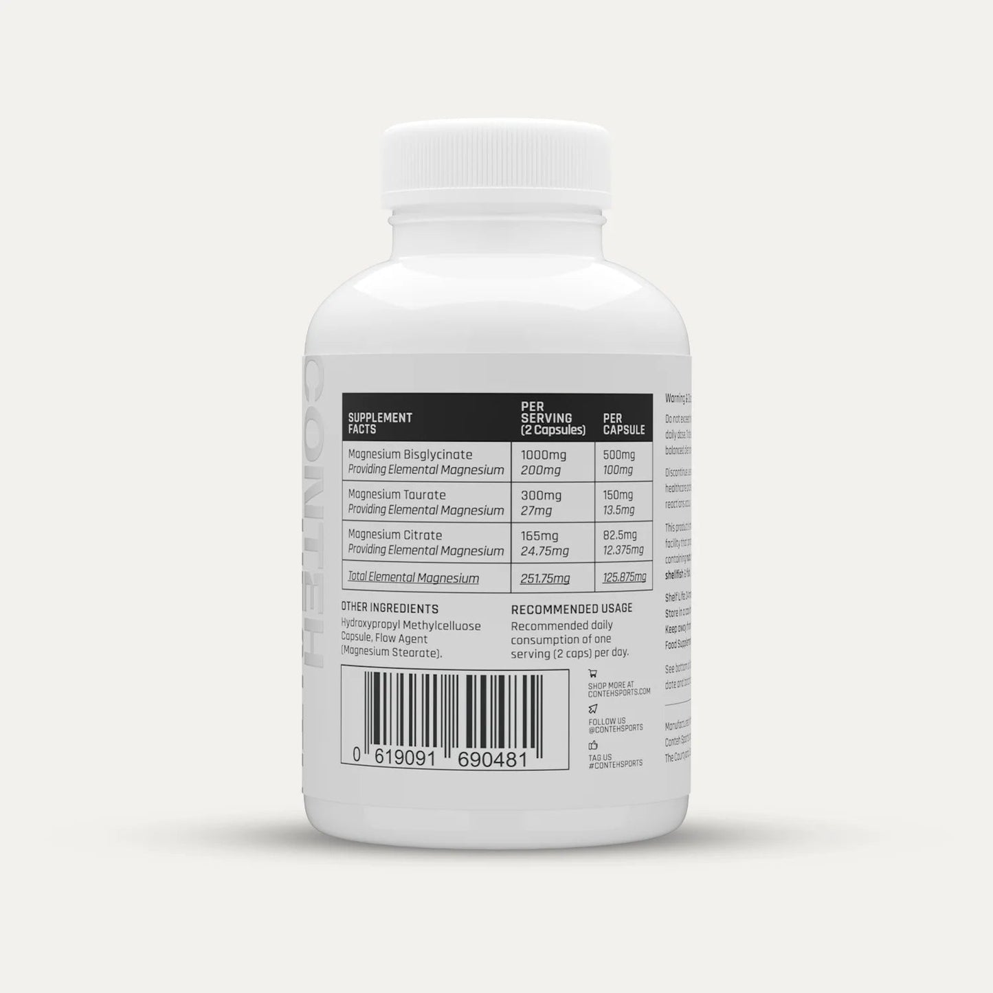 Conteh Sports – Magenesium - 120 caps Supp City