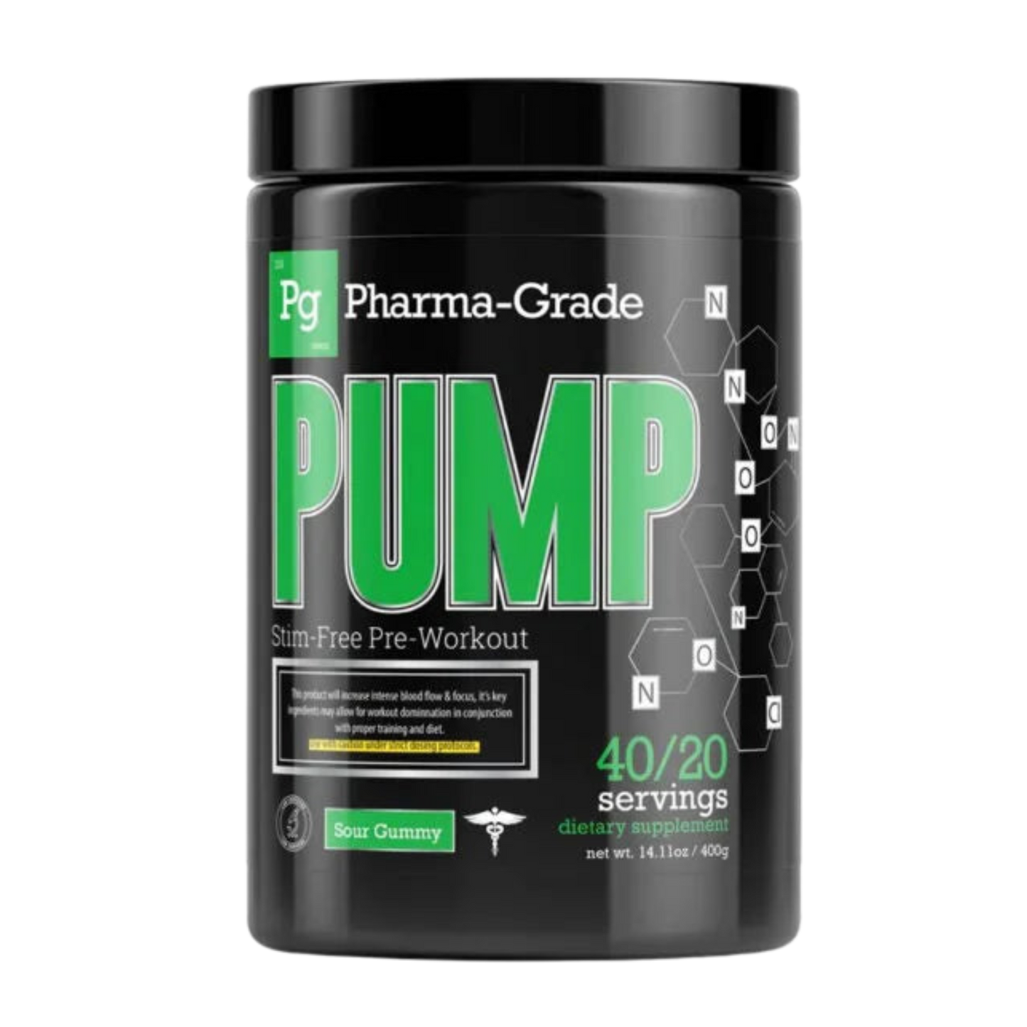Pharma Grade - PUMP - 400g Supp City