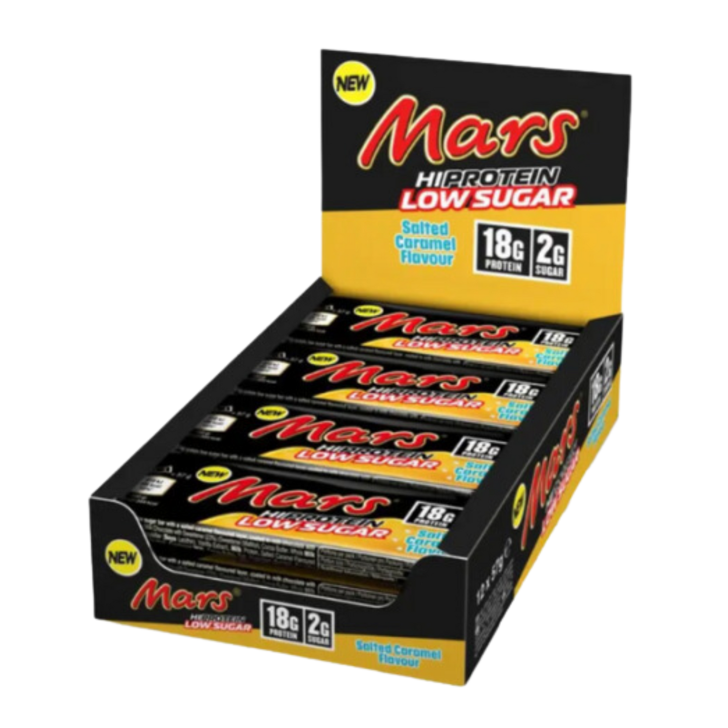 Mars HiProtein - Salted Caramel - Candy Bar - 12 x 59G Supp City