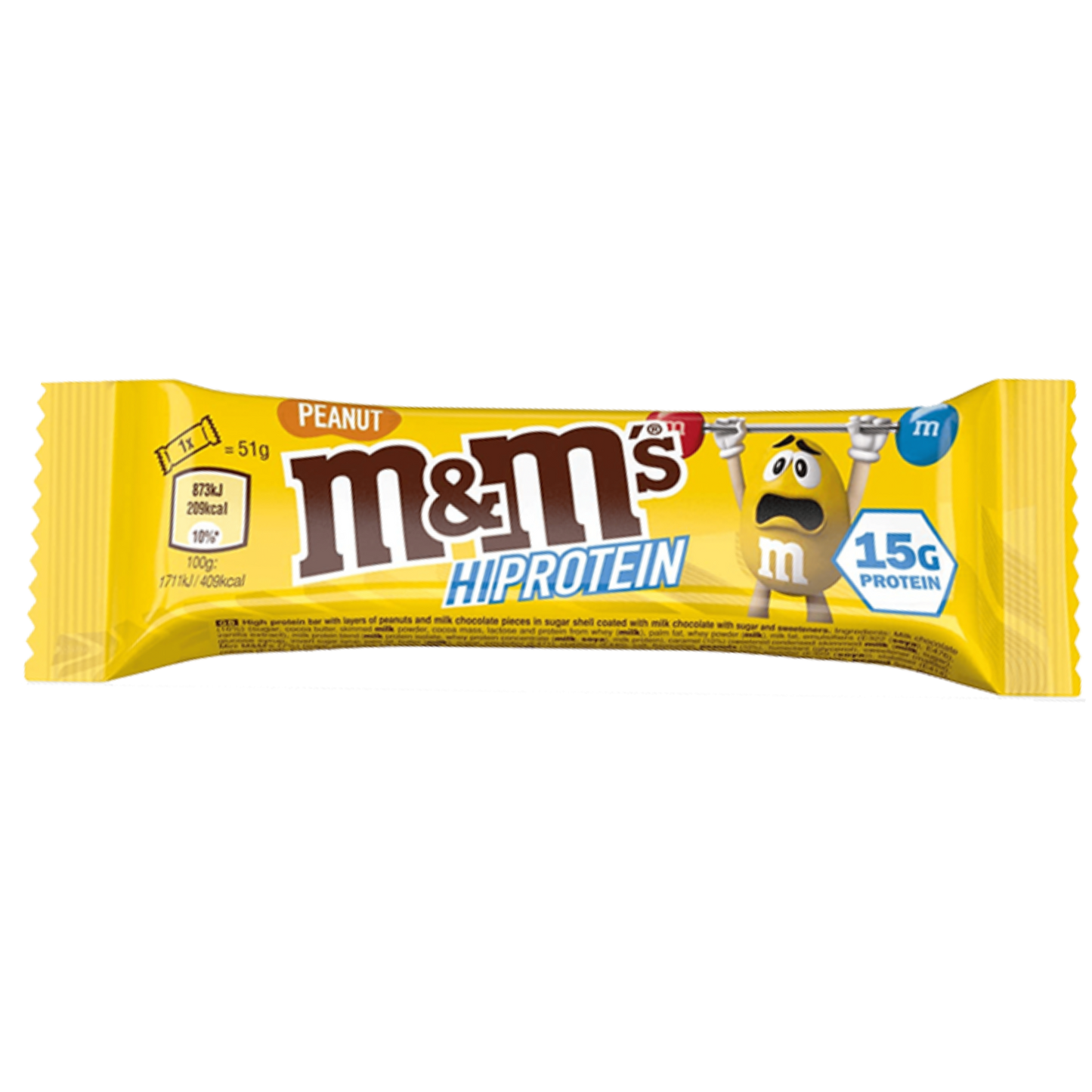 M&M's HiProtein - Peanut - Candy Bar - 51G