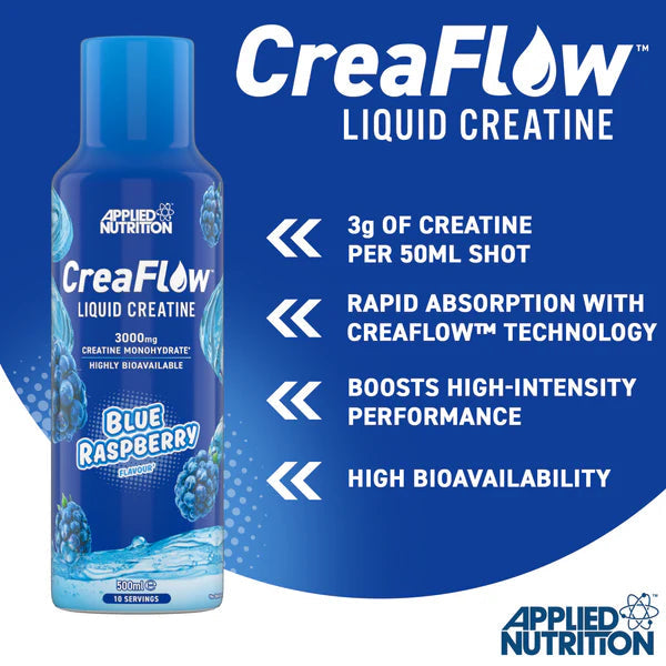 Applied Nutrition - CreaFlow Pure Liquid Creatine - 500ml Supp City