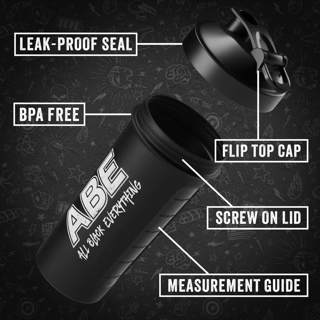 ABE shaker 700ml DSL Global