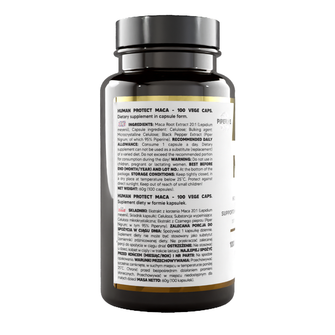 Human Protect - Maca - 100 Caps Supp City