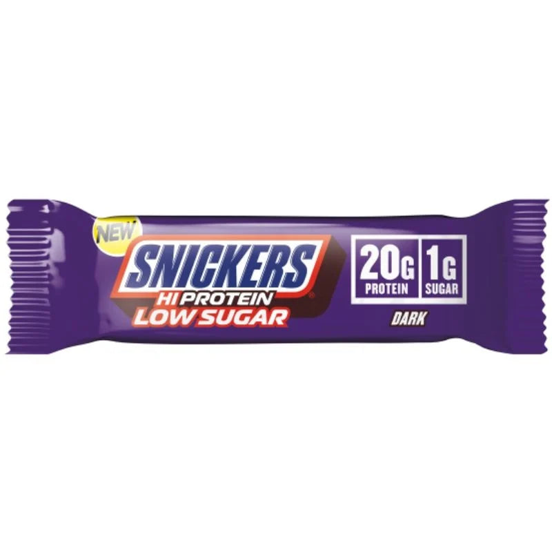 Snickers HiProtein - Dark Low Sugar Protein Bar - 12x57g Supp City