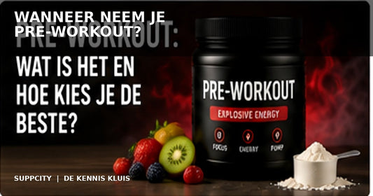 Wanneer neem je pre-workout - Suppcity