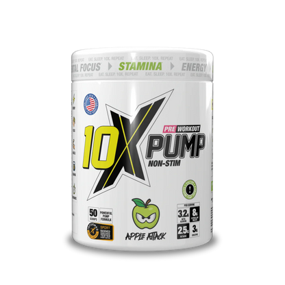 10X - Pump Stim Free Pre Workout - 600G Supp City