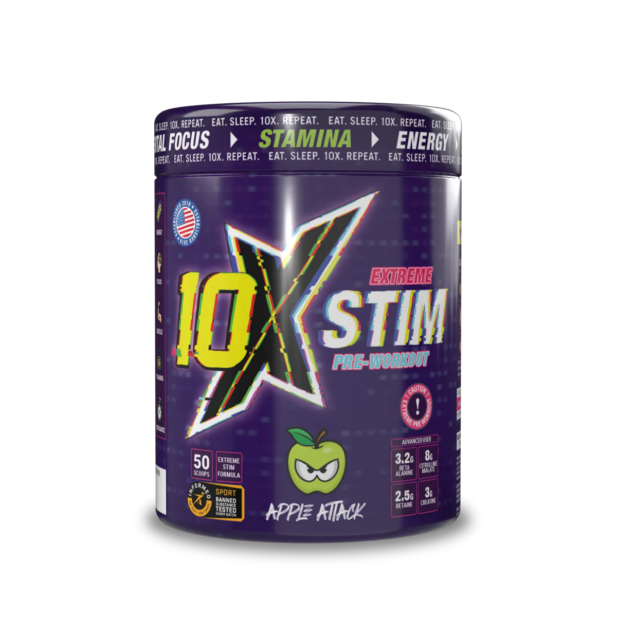 10X - Stim Pre Workout - 600g Supp City