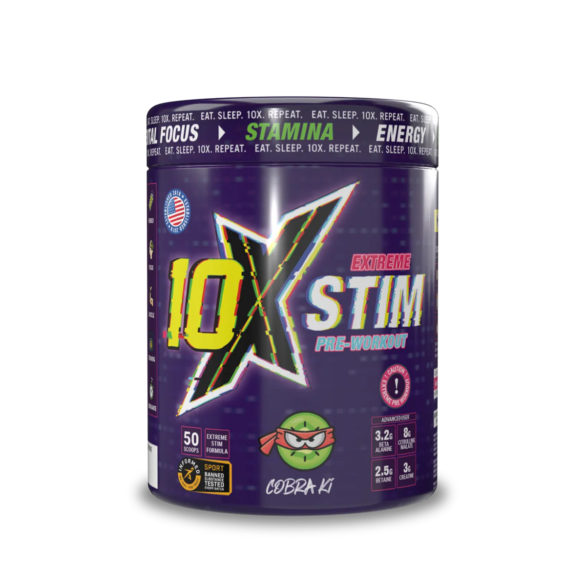 10X - Stim Pre Workout - 600g Supp City