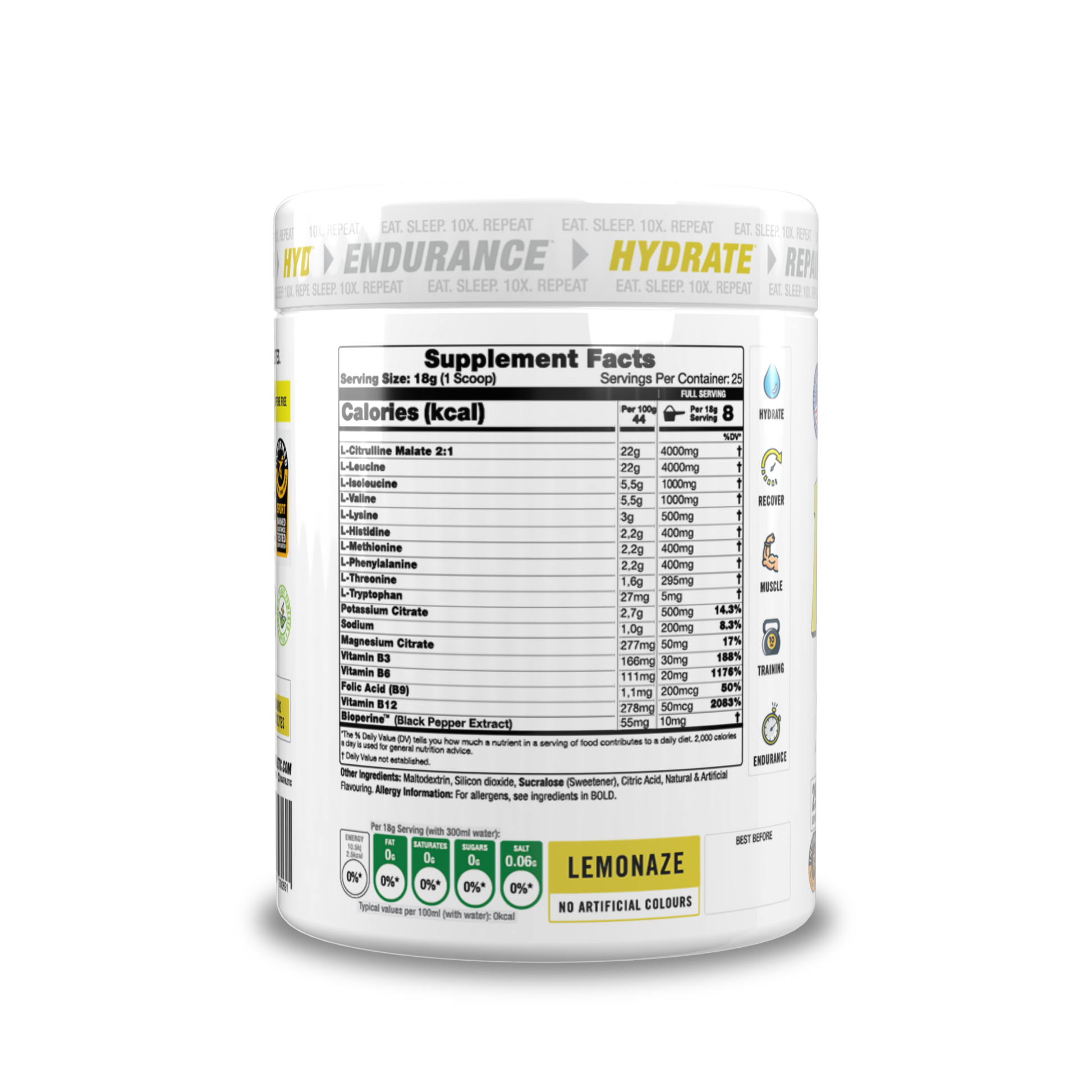 10X - EAA - Hydrate - 450G Supp City