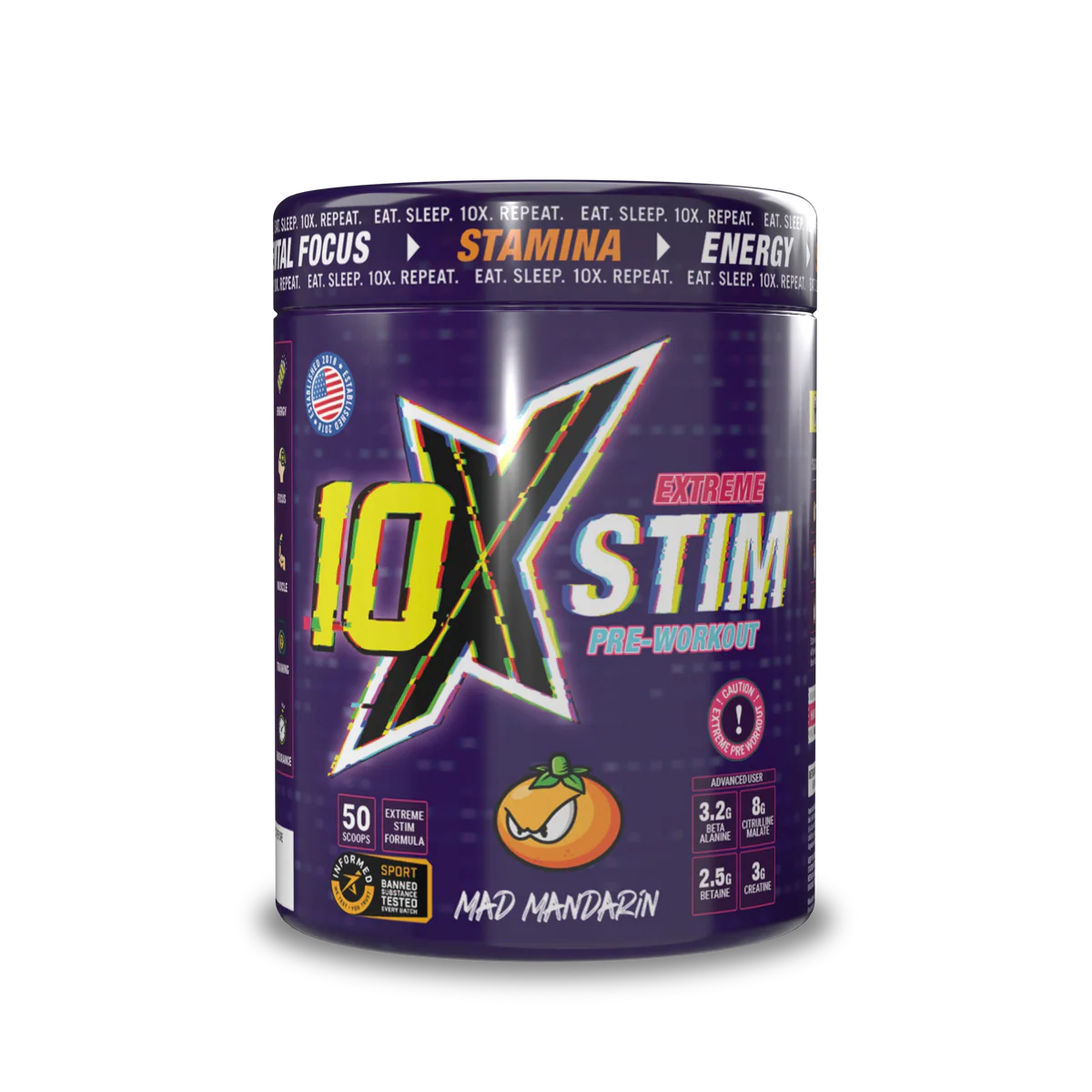 10X - Stim Pre Workout - 600g Supp City