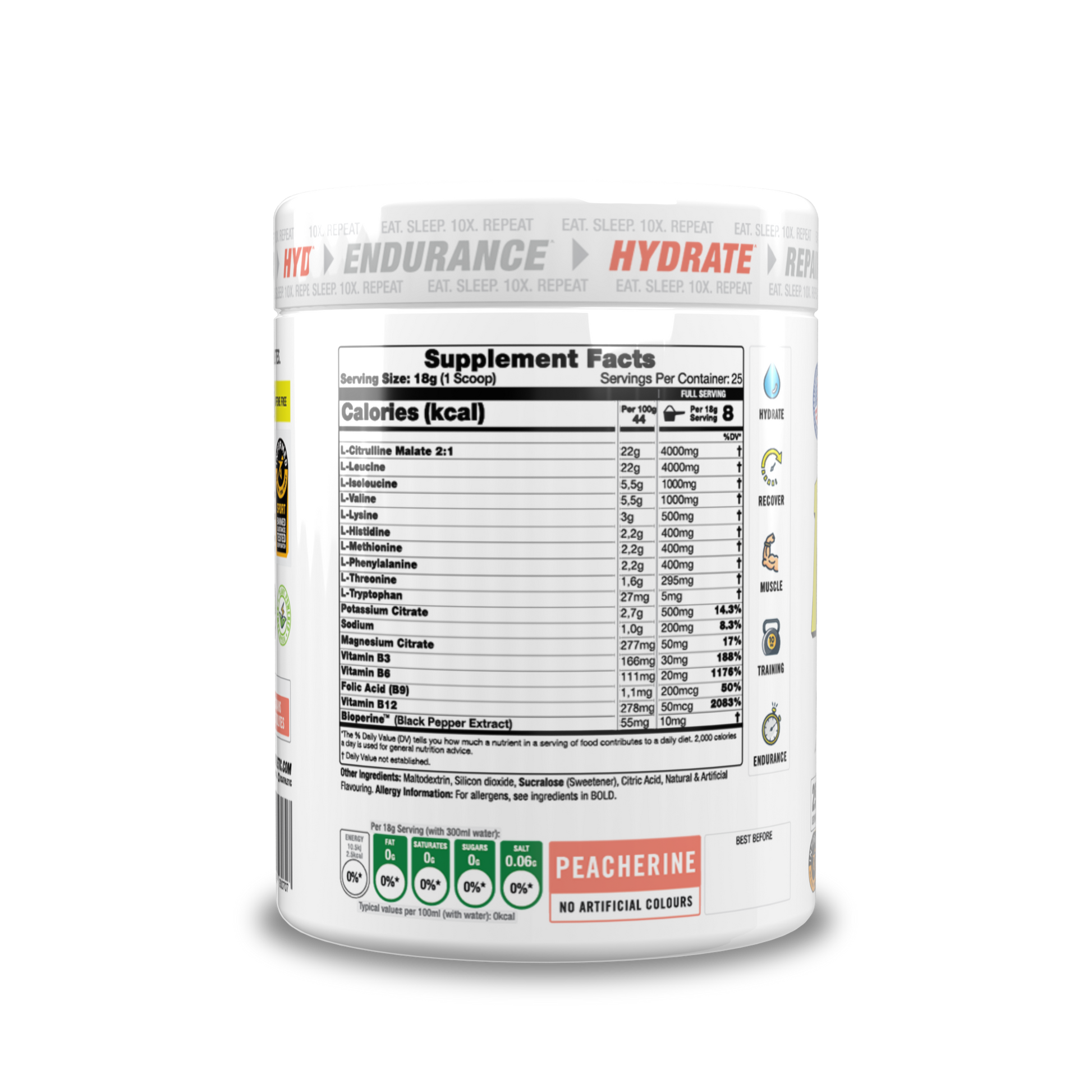 10X - EAA - Hydrate - 450G Supp City