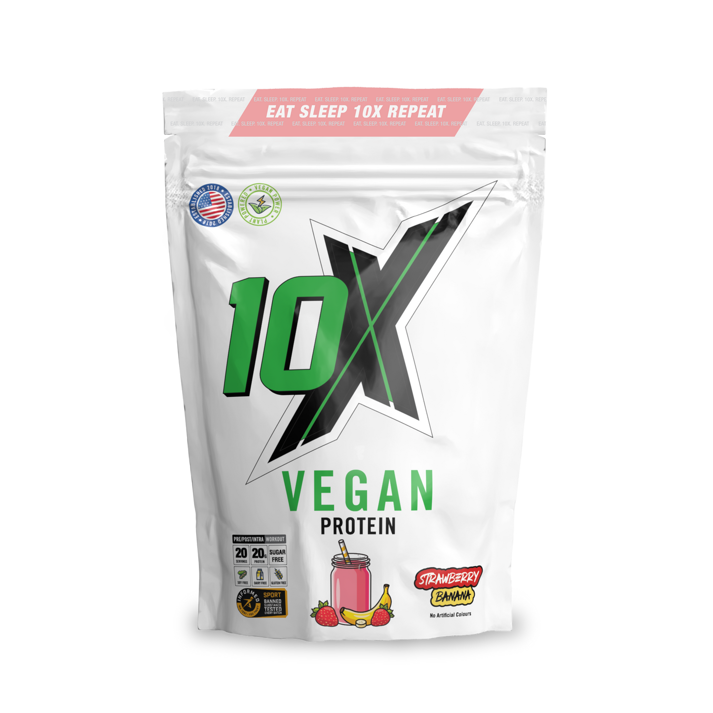 10X - Vegan Protein - 540G Supp City