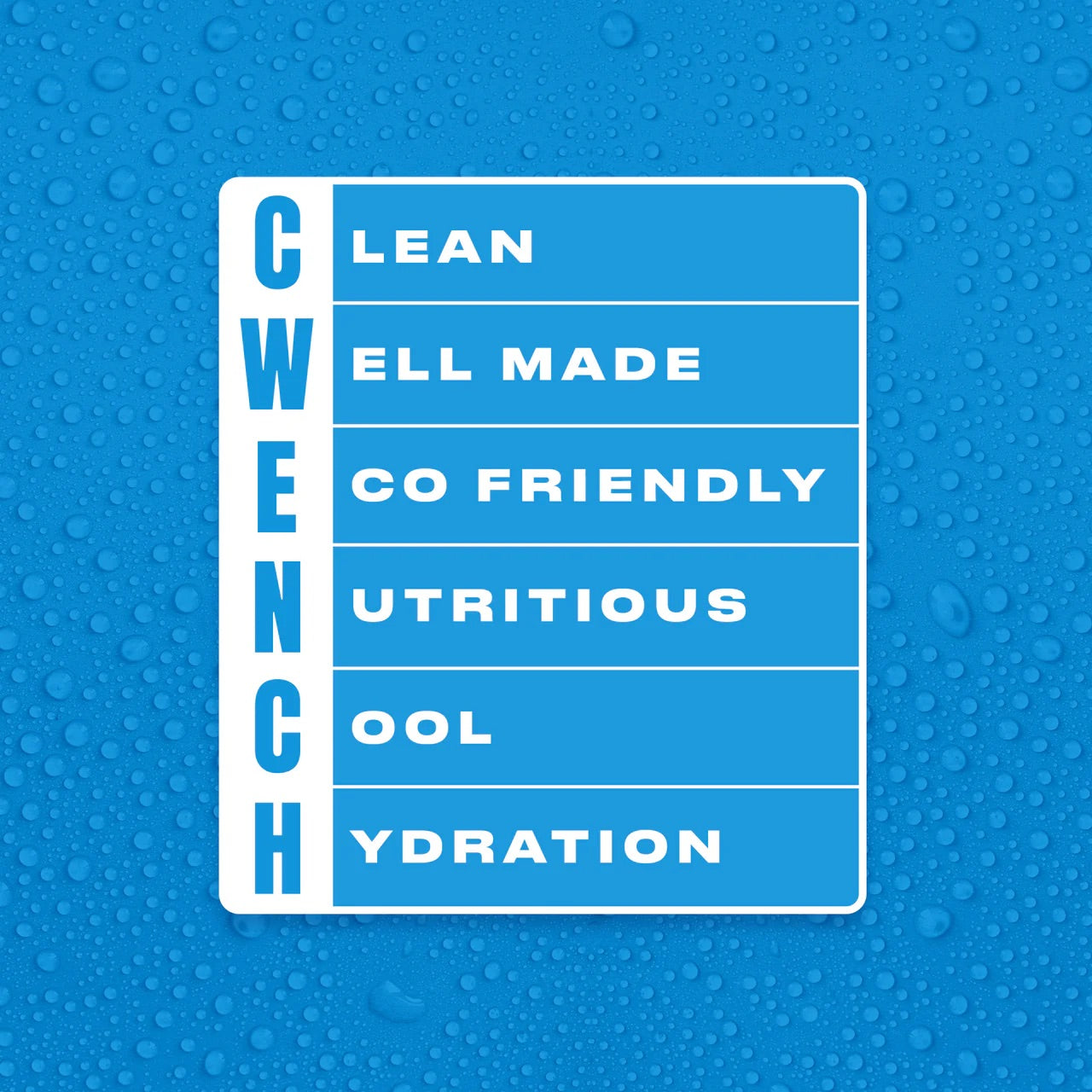 CWENCH – Hydration Mix Blue Raspberry – 315 g