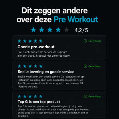 Top-G - Pre-Workout - 420g My Store