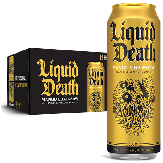 Liquid Death Mango - Mountain Water - Flat - 12x500ML Supp City