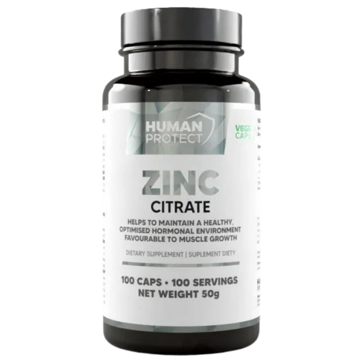 Human Protect - Zink Citraat - 100 Caps Supp City