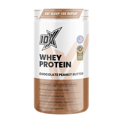 10X - WHEY PROTEIN – GRASS FED - 825g Supp City