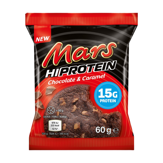 Mars – Proteinreiche Kekse mit Schokolade und Karamell – 12 x 60 g