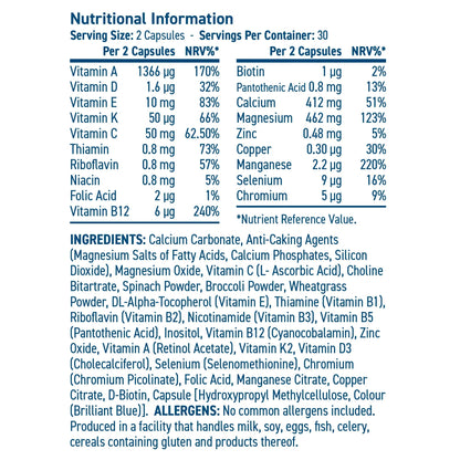 Applied Nutrition - Greens Multivitamins - 60 caps DSL Global