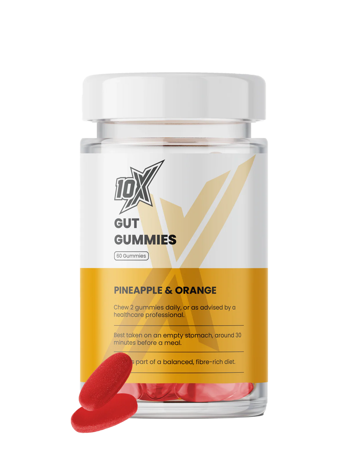 10X - Gut Gummies - 60 Gummies Supp City