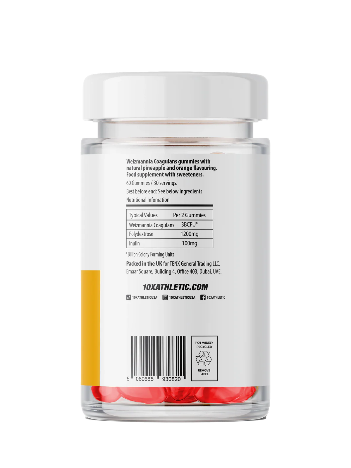 10X - Gut Gummies - 60 Gummies Supp City