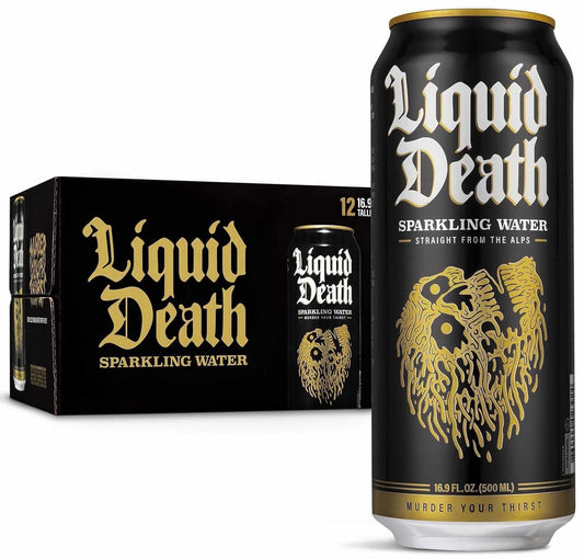 Liquid Death - Mountain Water - Sparkling - 12x500ML
