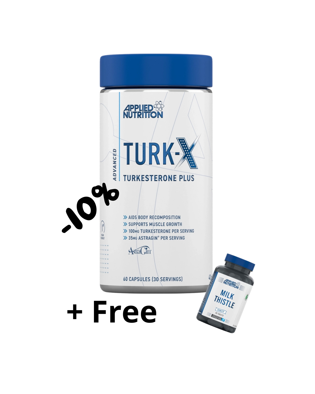 Applied Nutrition - Turk-X - Advance Turkesterone Plus - 60 Caps Supp City