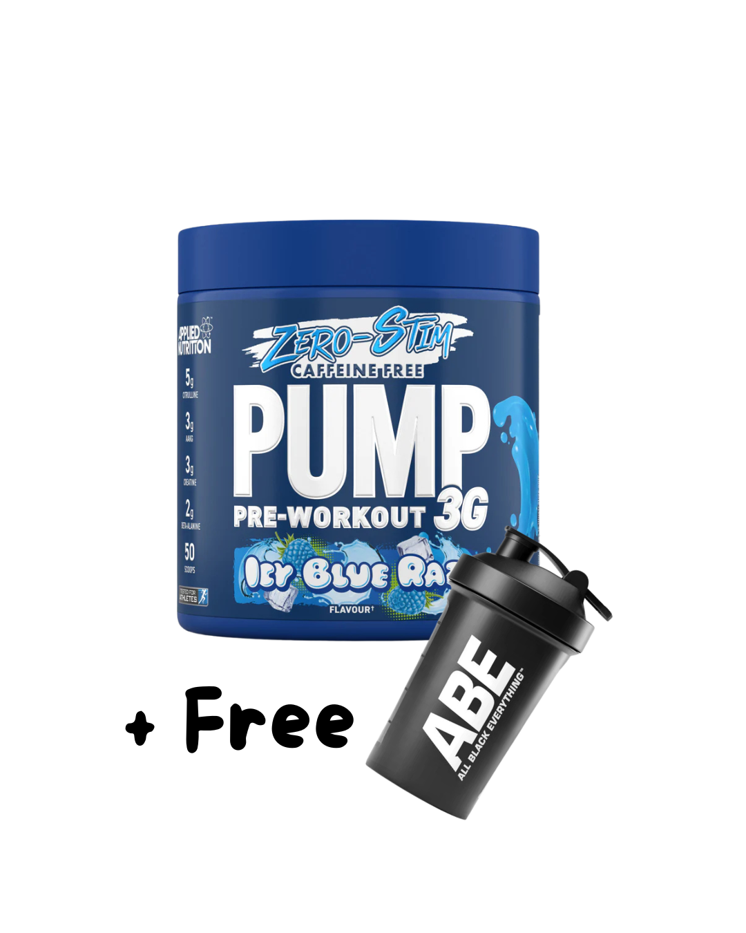 Applied nutrition - Pump 3g - Zero Stim - 375g Supp City