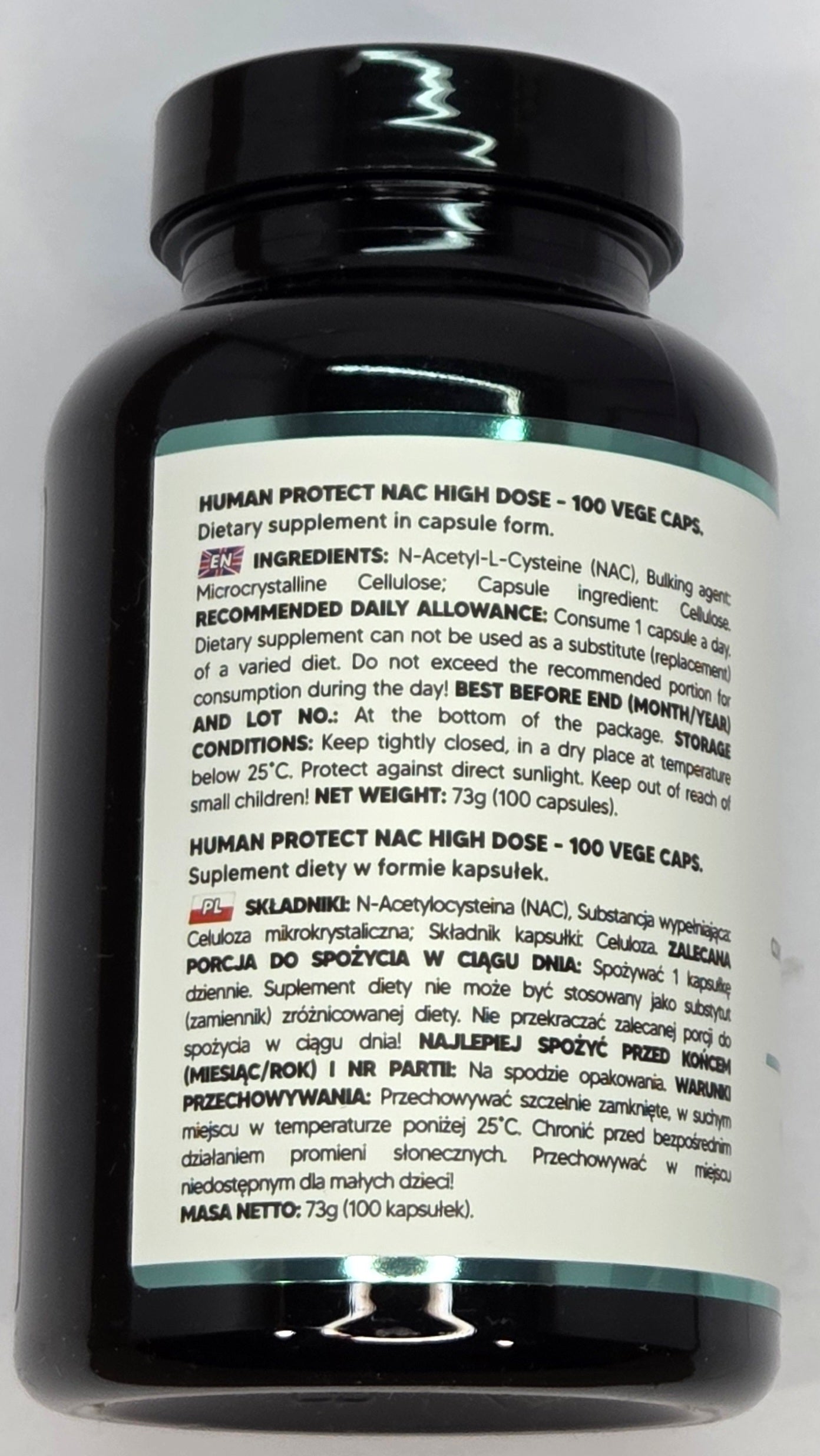Human Protect - NAC - 100 Caps Supp City