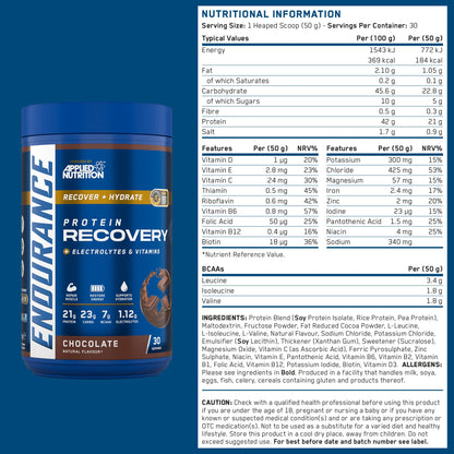Applied Nutrition - Endurance Recovery - 1.5kg 30 Servings