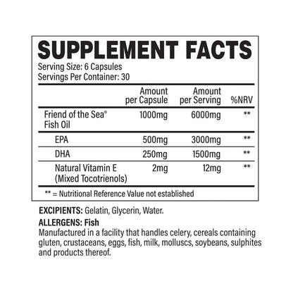 Trained by JP Nutrition – Oh-Mega Pharma Pro - Omega 3 - 180 caps Supp City