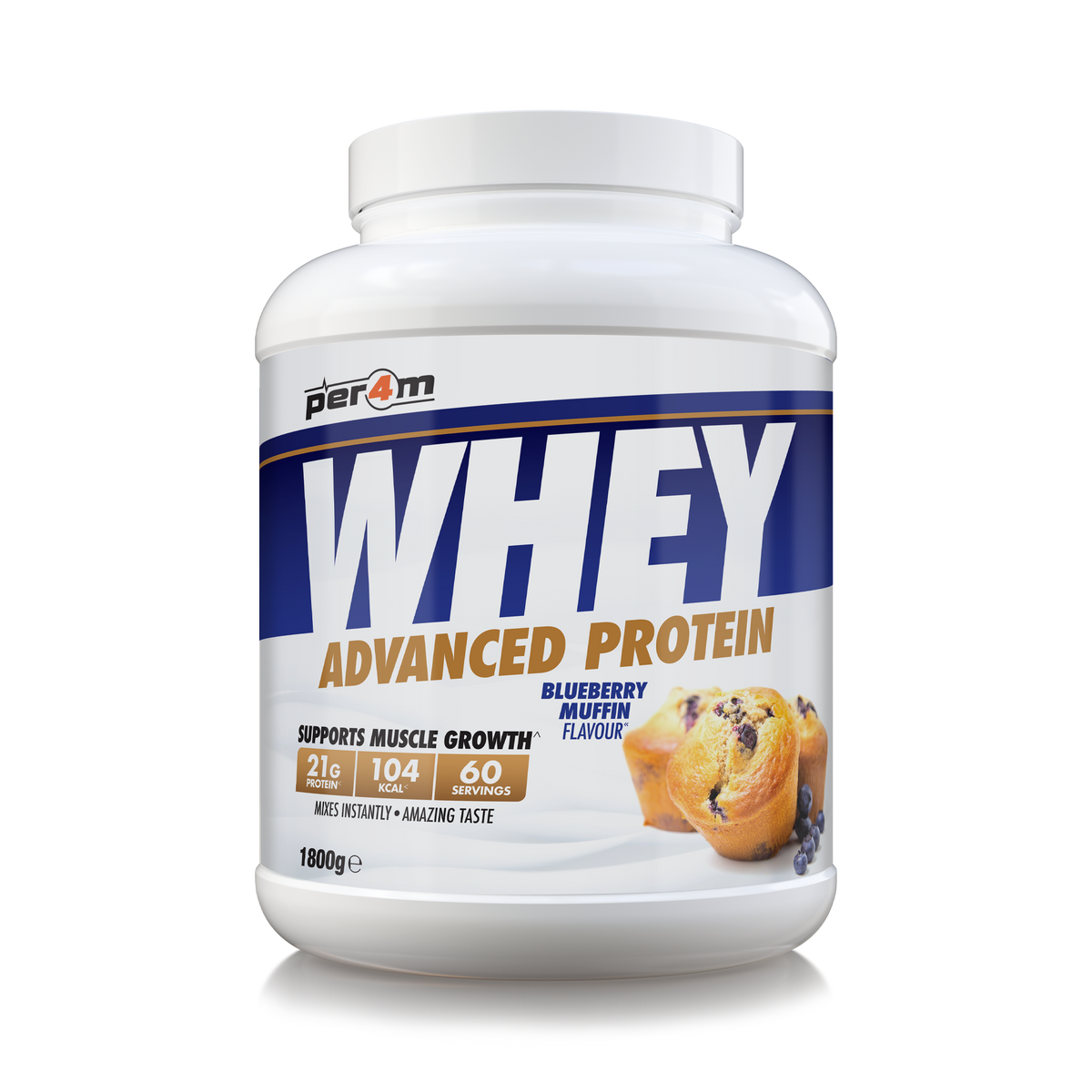 Per4m Whey Advanced Protein 1800g Blueberry Muffin