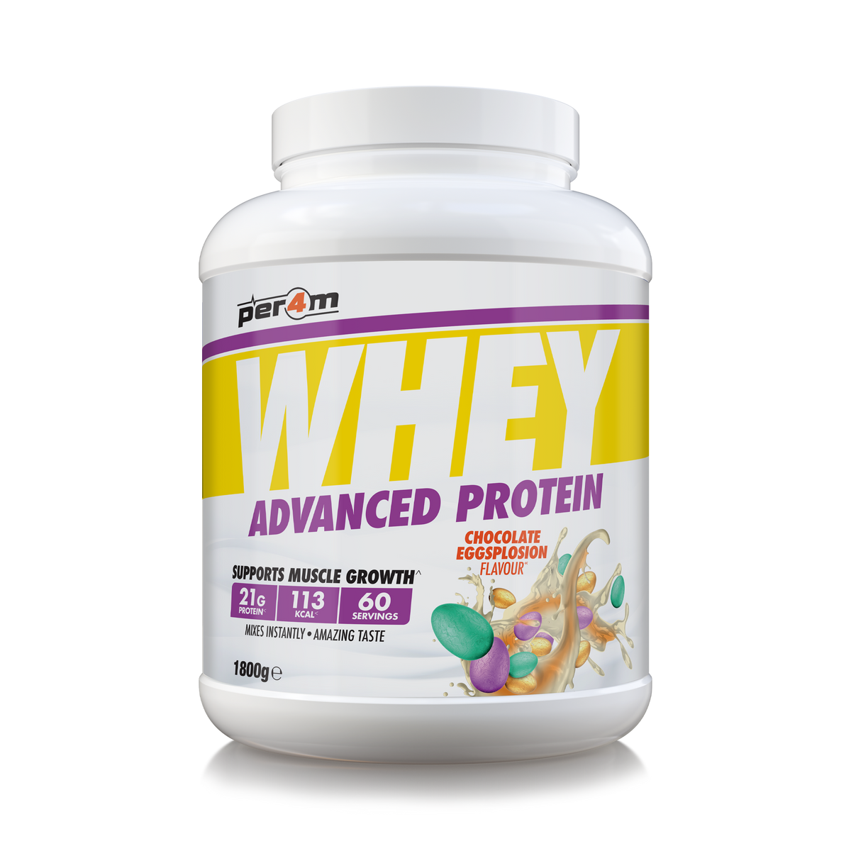 Per4m Whey Advanced Protein 1800g Chocolate Egg'splosion