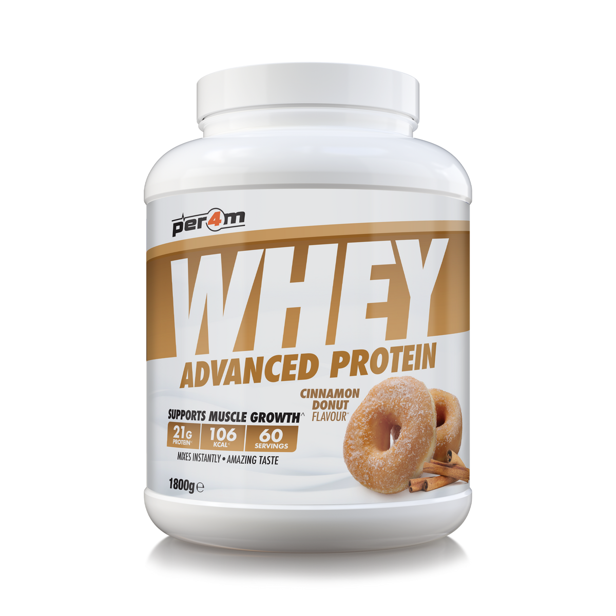 Per4m Whey Advanced Protein 1800g Cinnamon Donut