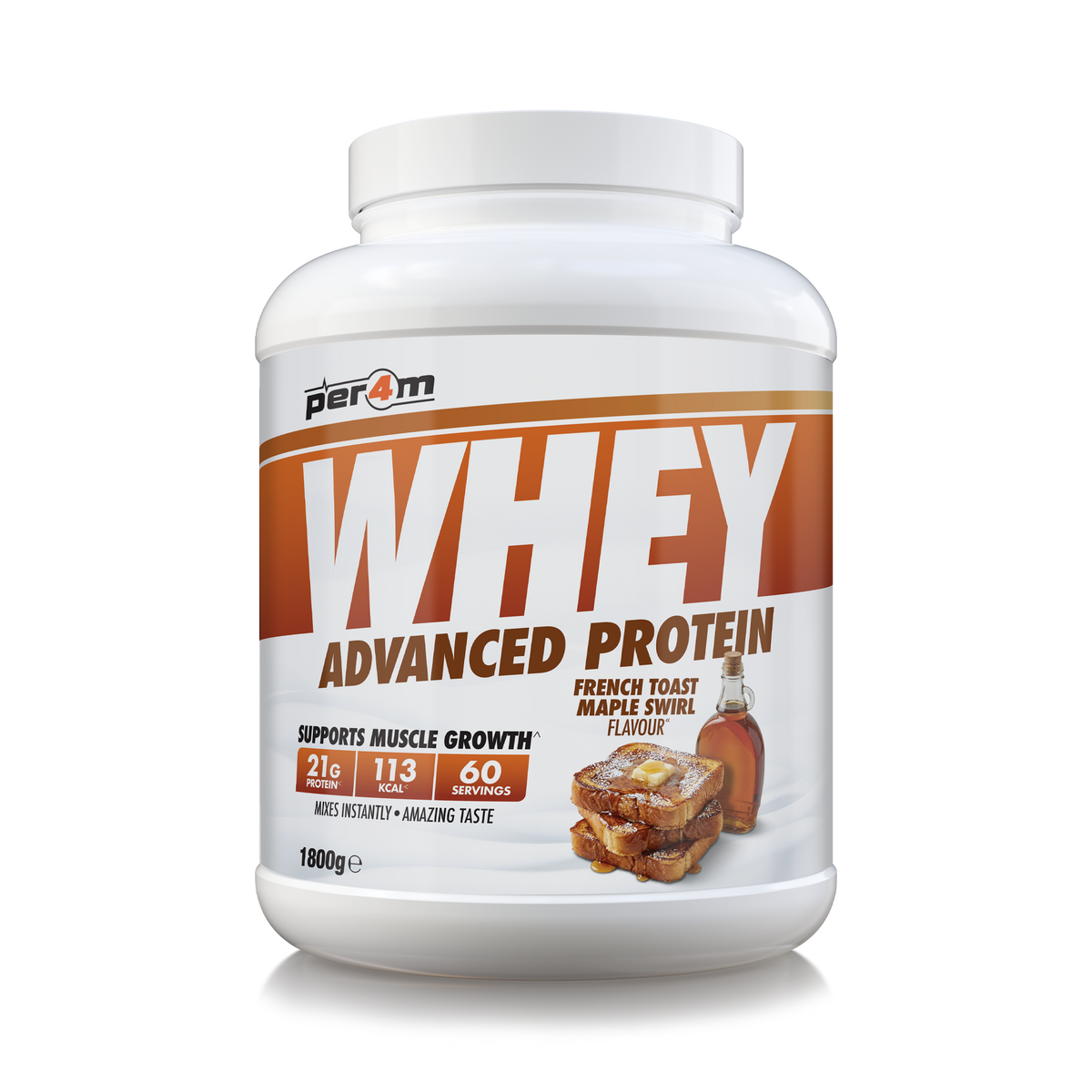 Per4m Whey Advanced Protein 1800g French Toast Maple Swirl