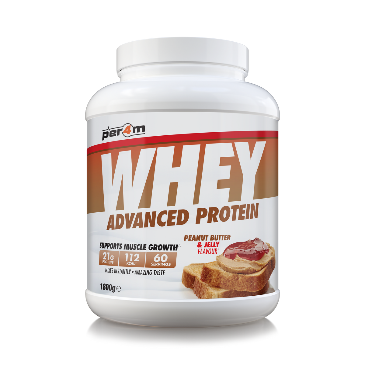 Per4m Whey Advanced Protein 1800g Peanut Butter Jelly
