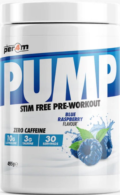 Per4m - Pump Stim Free Pre Workout met Glycersize Supp City