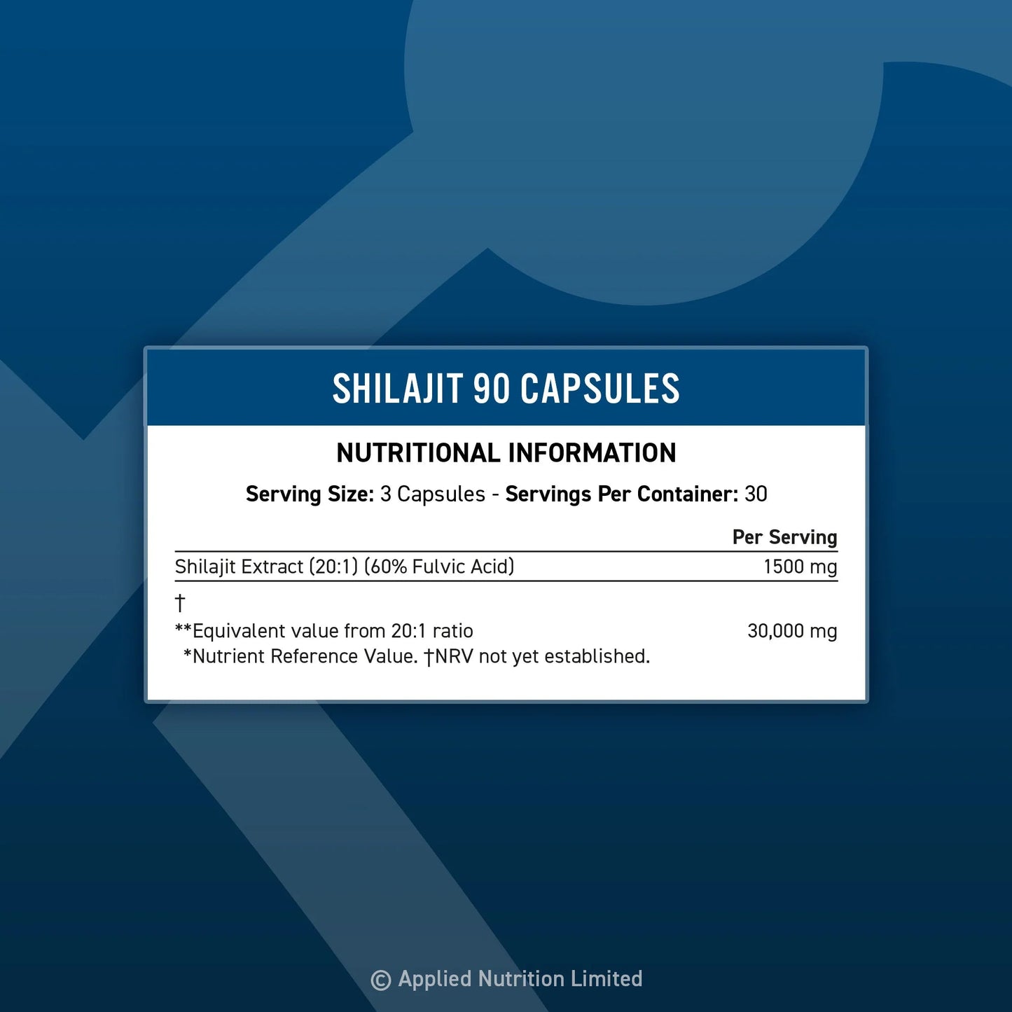 Applied Nutrition - Shilajit - 90 caps Supp City